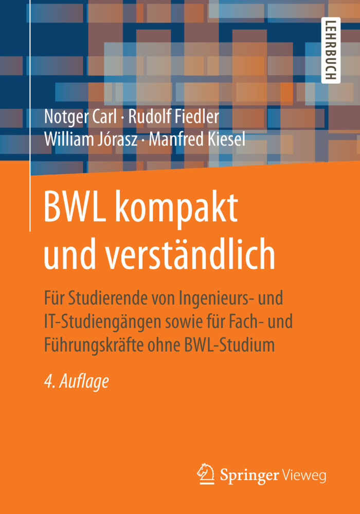BWL kompakt und verständlich von Springer Fachmedien Wiesbaden