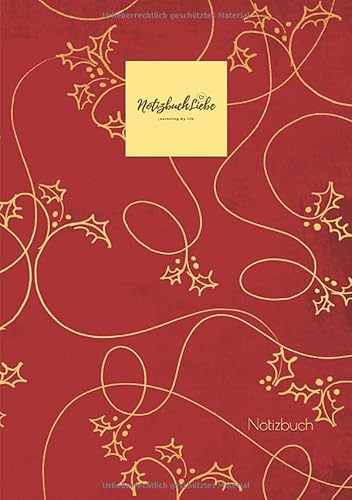 Notizbuch: Tagebuch Weihnachten A5, Planer Weihnachtsfest, Christmas Wunschliste, Notizheft Geschenkeliste