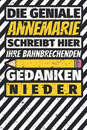 Notizbuch liniert: Annemarie Geschenke lustiger Spruch Vorname