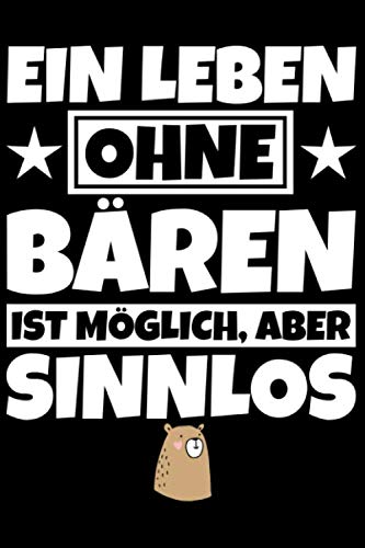 Notizbuch liniert: Bärenliebhaber lustig Geschenke Bären Bär Notizbuch liniert: Bärenliebhaber lustig Geschenke Bären Bär