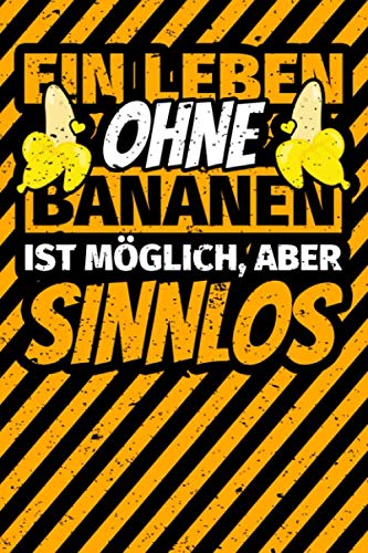 Notizbuch liniert: Bananen Geschenke Bananenliebhaber lustig