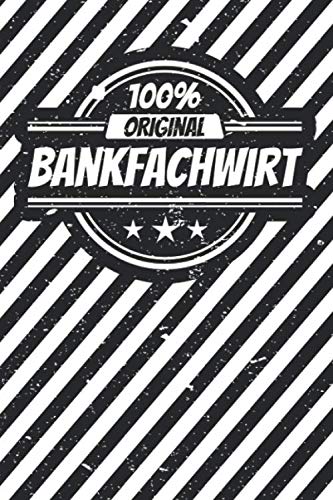 Notizbuch liniert: Bankfachwirt Geschenke lustiger Spruch Vintage