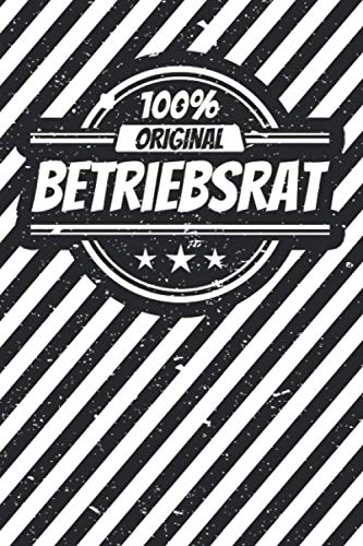Notizbuch liniert: Betriebsrat Geschenke lustiger Spruch Vintage
