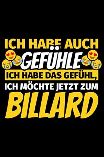 Notizbuch liniert: Billardspieler Geschenke Billard Notizbuch liniert: Billardspieler Geschenke Billard