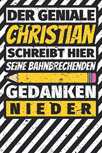 Notizbuch liniert: Christian Geschenke lustiger Spruch Vorname Notizbuch liniert: Christian Geschenke lustiger Spruch Vorname von Independently published
