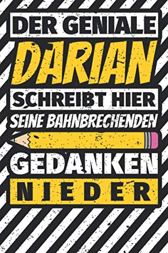 Notizbuch liniert: Darian Geschenke lustiger Spruch Vorname Notizbuch liniert: Darian Geschenke lustiger Spruch Vorname von Independently published