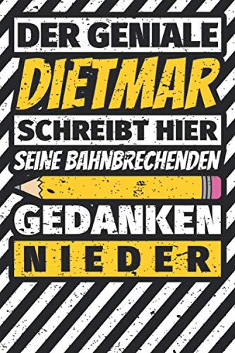 Notizbuch liniert: Dietmar Geschenke lustiger Spruch Vorname Notizbuch liniert: Dietmar Geschenke lustiger Spruch Vorname von Independently published