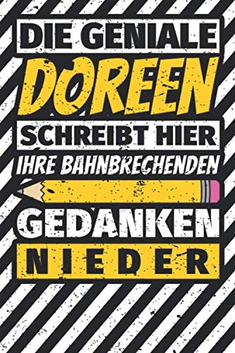 Notizbuch liniert: Doreen Geschenke lustiger Spruch Vorname Notizbuch liniert: Doreen Geschenke lustiger Spruch Vorname von Independently published