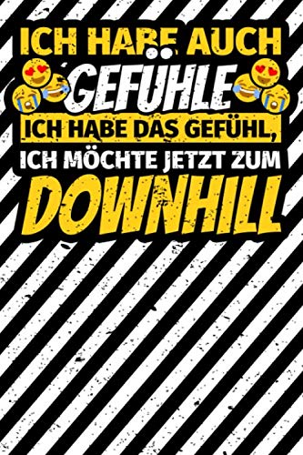 Notizbuch liniert: Downhill Geschenke Mountainbike Notizbuch liniert: Downhill Geschenke Mountainbike