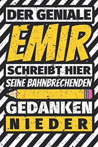 Notizbuch liniert: Emir Geschenke lustiger Spruch Vorname Notizbuch liniert: Emir Geschenke lustiger Spruch Vorname von Independently published