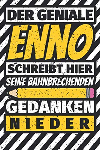 Notizbuch liniert: Enno Geschenke lustiger Spruch Vorname Notizbuch liniert: Enno Geschenke lustiger Spruch Vorname von Independently published