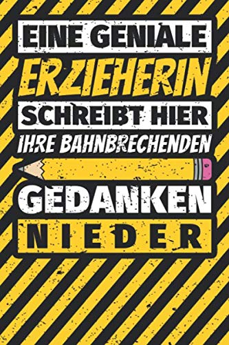 Notizbuch liniert: Erzieherin Geschenke lustig Abschluss Geschenkidee Beruf Notizbuch liniert: Erzieherin Geschenke lustig Abschluss Geschenkidee Beruf von Independently published