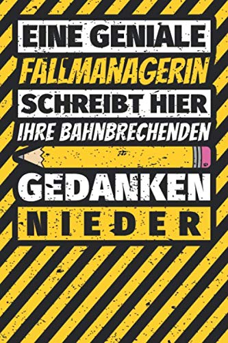 Notizbuch liniert: Fallmanagerin Geschenke lustig Abschluss Geschenkidee Beruf Notizbuch liniert: Fallmanagerin Geschenke lustig Abschluss Geschenkidee Beruf