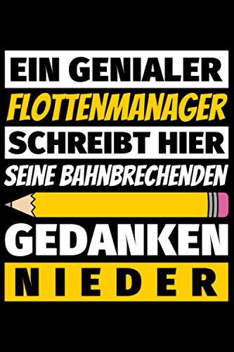 Notizbuch liniert: Flottenmanager Geschenke Beruf Notizbuch liniert: Flottenmanager Geschenke Beruf von Independently published