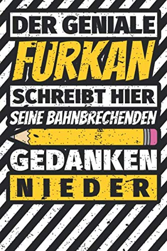 Notizbuch liniert: Furkan Geschenke lustiger Spruch Vorname Notizbuch liniert: Furkan Geschenke lustiger Spruch Vorname