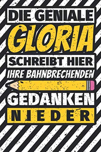 Notizbuch liniert: Gloria Geschenke lustiger Spruch Vorname Notizbuch liniert: Gloria Geschenke lustiger Spruch Vorname von Independently published
