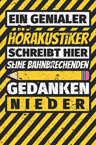 Notizbuch liniert: Hörakustiker Geschenke lustig Abschluss Geschenkidee Beruf Notizbuch liniert: Hörakustiker Geschenke lustig Abschluss Geschenkidee Beruf von Independently published