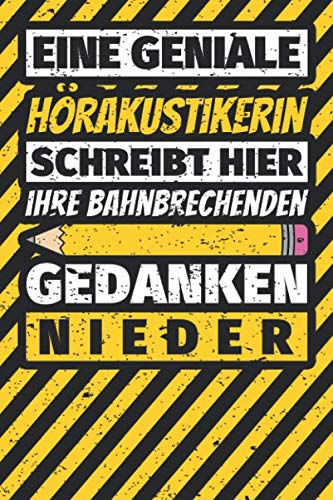 Notizbuch liniert: Hörakustikerin Geschenke lustig Abschluss Geschenkidee Beruf Notizbuch liniert: Hörakustikerin Geschenke lustig Abschluss Geschenkidee Beruf von Independently published