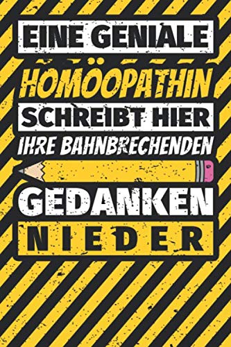 Notizbuch liniert: Homöopathin Geschenke lustig Abschluss Geschenkidee Beruf Notizbuch liniert: Homöopathin Geschenke lustig Abschluss Geschenkidee Beruf
