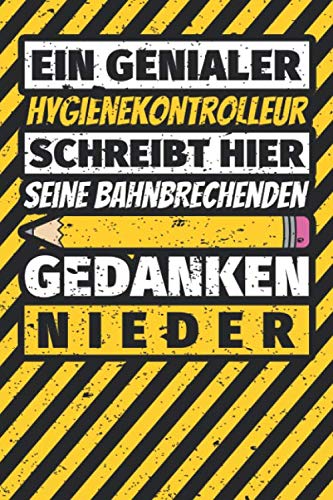 Notizbuch liniert: Hygienekontrolleur Geschenke lustig Abschluss Geschenkidee Beruf Notizbuch liniert: Hygienekontrolleur Geschenke lustig Abschluss Geschenkidee Beruf