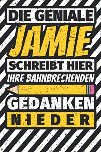 Notizbuch liniert: Jamie Geschenke lustiger Spruch Vorname Notizbuch liniert: Jamie Geschenke lustiger Spruch Vorname von Independently published