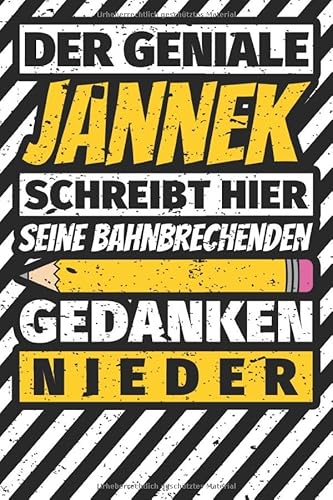 Notizbuch liniert: Jannek Geschenke lustiger Spruch Vorname Notizbuch liniert: Jannek Geschenke lustiger Spruch Vorname von Independently published