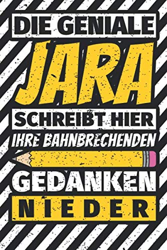 Notizbuch liniert: Jara Geschenke lustiger Spruch Vorname Notizbuch liniert: Jara Geschenke lustiger Spruch Vorname