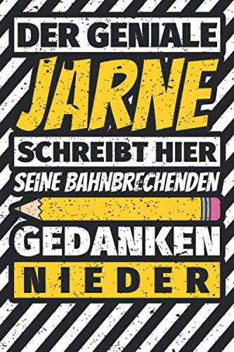 Notizbuch liniert: Jarne Geschenke lustiger Spruch Vorname