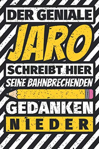 Notizbuch liniert: Jaro Geschenke lustiger Spruch Vorname Notizbuch liniert: Jaro Geschenke lustiger Spruch Vorname von Independently published
