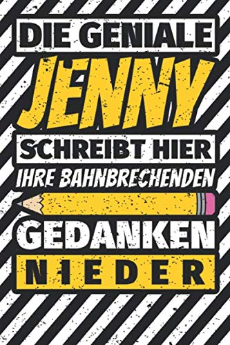 Notizbuch liniert: Jenny Geschenke lustiger Spruch Vorname Notizbuch liniert: Jenny Geschenke lustiger Spruch Vorname