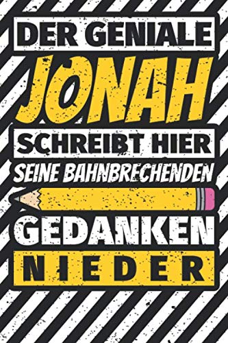 Notizbuch liniert: Jonah Geschenke lustiger Spruch Vorname Notizbuch liniert: Jonah Geschenke lustiger Spruch Vorname von Independently published