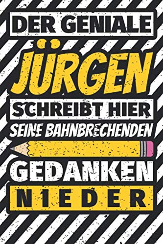Notizbuch liniert: Jürgen Geschenke lustiger Spruch Vorname