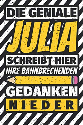 Notizbuch liniert: Julia Geschenke lustiger Spruch Vorname Notizbuch liniert: Julia Geschenke lustiger Spruch Vorname von Independently published