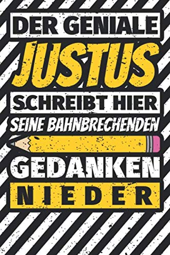 Notizbuch liniert: Justus Geschenke lustiger Spruch Vorname Notizbuch liniert: Justus Geschenke lustiger Spruch Vorname von Independently published