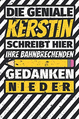 Notizbuch liniert: Kerstin Geschenke lustiger Spruch Vorname Notizbuch liniert: Kerstin Geschenke lustiger Spruch Vorname von Independently published