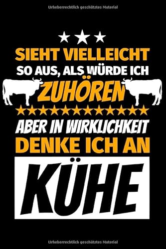 Notizbuch liniert: Kühe Geschenke lustiger Spruch Kuh Kuhliebhaber Notizbuch liniert: Kühe Geschenke lustiger Spruch Kuh Kuhliebhaber von Independently published