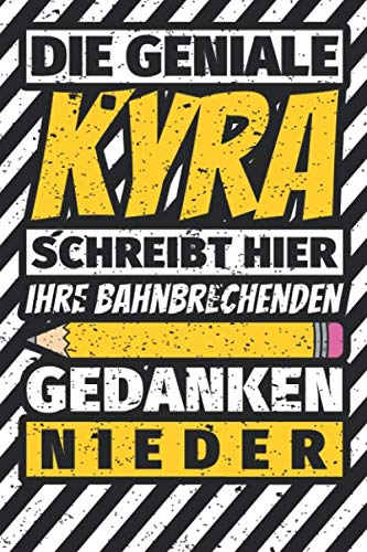 Notizbuch liniert: Kyra Geschenke lustiger Spruch Vorname Notizbuch liniert: Kyra Geschenke lustiger Spruch Vorname von Independently published