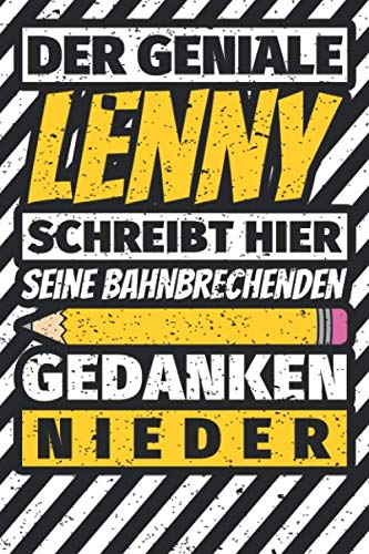 Notizbuch liniert: Lenny Geschenke lustiger Spruch Vorname Notizbuch liniert: Lenny Geschenke lustiger Spruch Vorname von Independently published