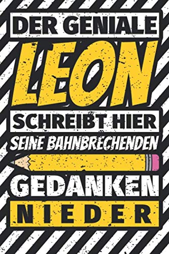 Notizbuch liniert: Leon Geschenke lustiger Spruch Vorname Notizbuch liniert: Leon Geschenke lustiger Spruch Vorname von Independently published
