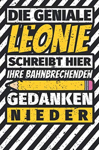 Notizbuch liniert: Leonie Geschenke lustiger Spruch Vorname Notizbuch liniert: Leonie Geschenke lustiger Spruch Vorname von Independently published