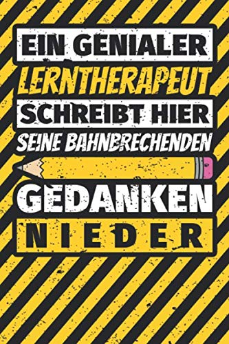Notizbuch liniert: Lerntherapeut Geschenke lustig Abschluss Geschenkidee Beruf Notizbuch liniert: Lerntherapeut Geschenke lustig Abschluss Geschenkidee Beruf