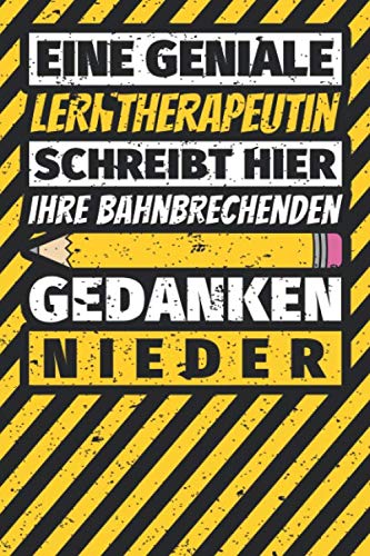 Notizbuch liniert: Lerntherapeutin Geschenke lustig Abschluss Geschenkidee Beruf Notizbuch liniert: Lerntherapeutin Geschenke lustig Abschluss Geschenkidee Beruf