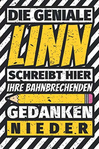 Notizbuch liniert: Linn Geschenke lustiger Spruch Vorname Notizbuch liniert: Linn Geschenke lustiger Spruch Vorname von Independently published