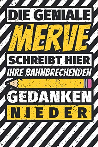 Notizbuch liniert: Merve Geschenke lustiger Spruch Vorname Notizbuch liniert: Merve Geschenke lustiger Spruch Vorname von Independently published