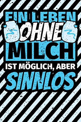 Notizbuch liniert: Milch Geschenke Milchliebhaber Humor Notizbuch liniert: Milch Geschenke Milchliebhaber Humor