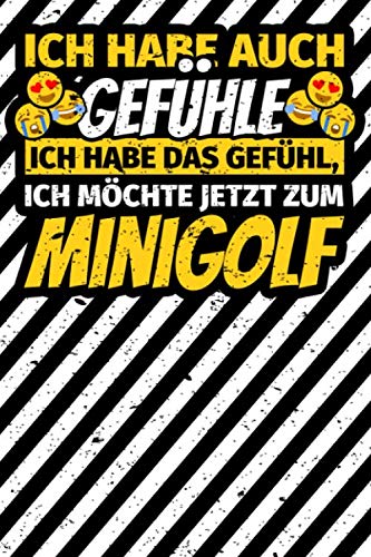 Notizbuch liniert: Minigolf Geschenke Minigolfer Notizbuch liniert: Minigolf Geschenke Minigolfer