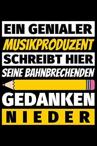 Notizbuch liniert: Musikproduzent Geschenke Beruf Notizbuch liniert: Musikproduzent Geschenke Beruf von Independently published