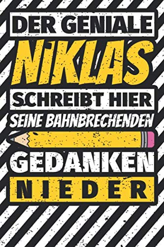 Notizbuch liniert: Niklas Geschenke lustiger Spruch Vorname Notizbuch liniert: Niklas Geschenke lustiger Spruch Vorname von Independently published