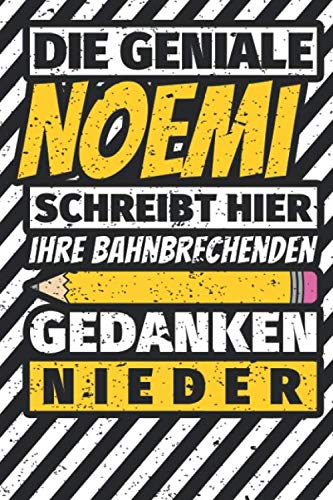 Notizbuch liniert: Noemi Geschenke lustiger Spruch Vorname Notizbuch liniert: Noemi Geschenke lustiger Spruch Vorname