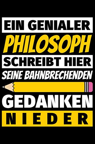 Notizbuch liniert: Philosoph Geschenke Beruf Notizbuch liniert: Philosoph Geschenke Beruf